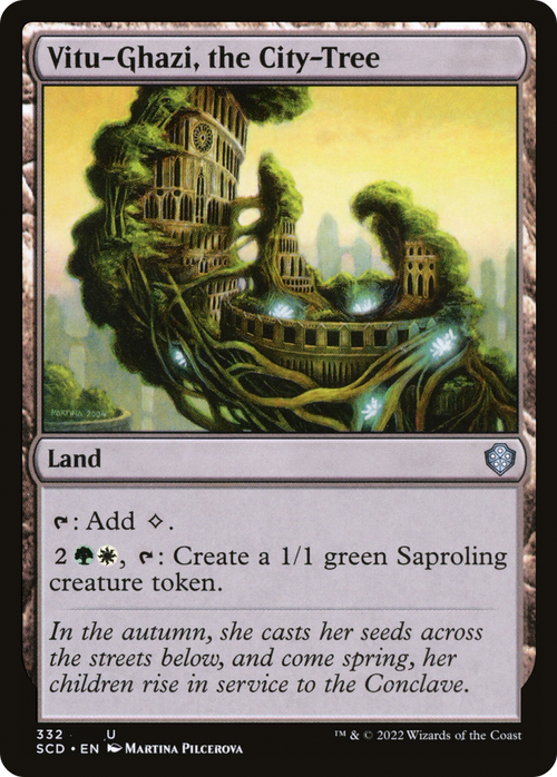 Vitu-Ghazi, the City-Tree (SCD-332) - Starter Commander Decks