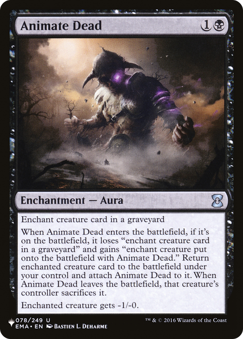 Animate Dead (LIST-EMA-78) - The List