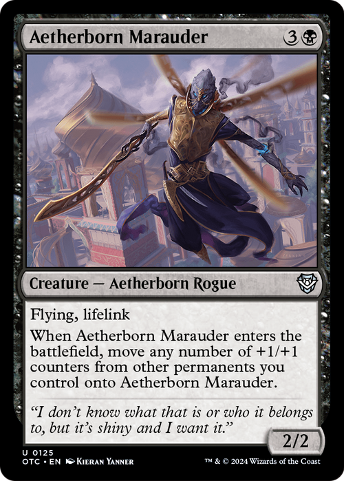 Aetherborn Marauder (OTC-125) - Outlaws of Thunder Junction Commander