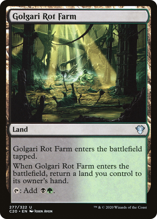 Golgari Rot Farm (C20-277) - Commander 2020
