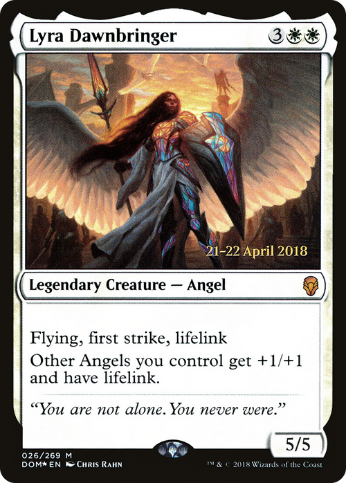 Lyra Dawnbringer (PRE-26S) - Dominaria Promos Foil