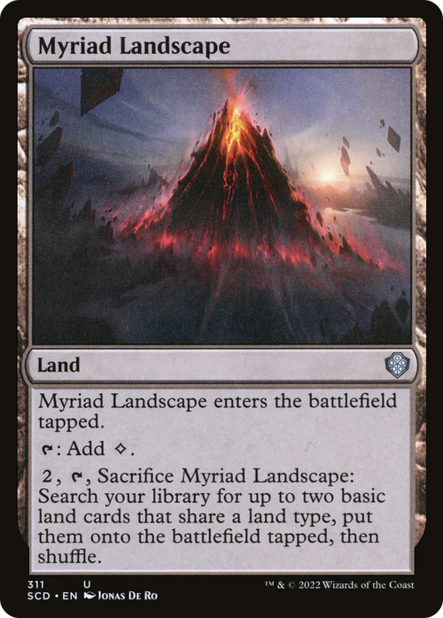 Myriad Landscape (SCD-311) - Starter Commander Decks
