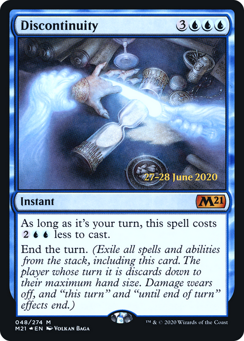 Discontinuity (PRE-48S) - Core Set 2021 Promos Foil