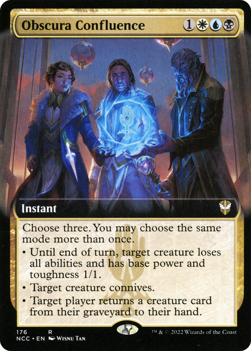 Obscura Confluence (Extended Art) (NCC-176) - New Capenna Commander: (Extended Art)