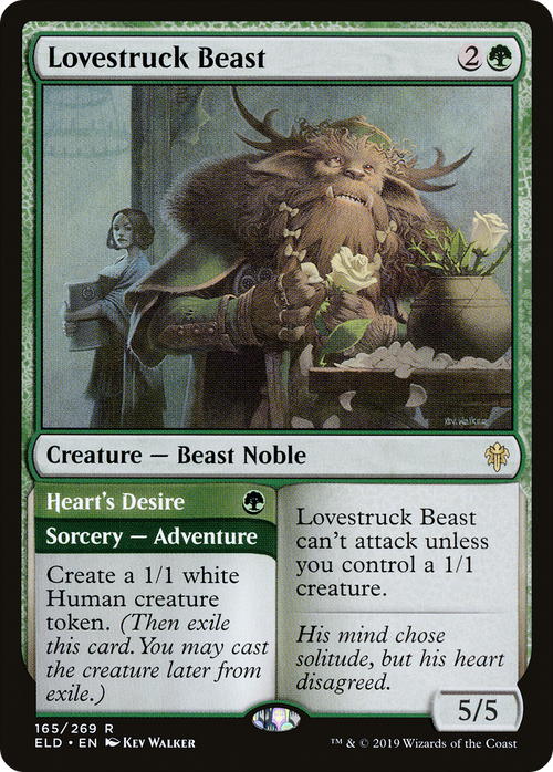 Lovestruck Beast (ELD-165) - Throne of Eldraine