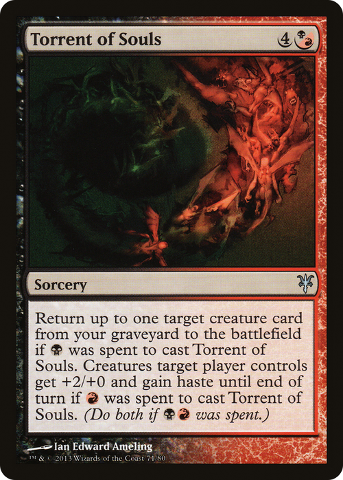 Torrent of Souls (DDK-071) - Duel Decks: Sorin vs. Tibalt