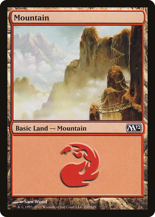Mountain (245) (M12-245) - Magic 2012 Foil