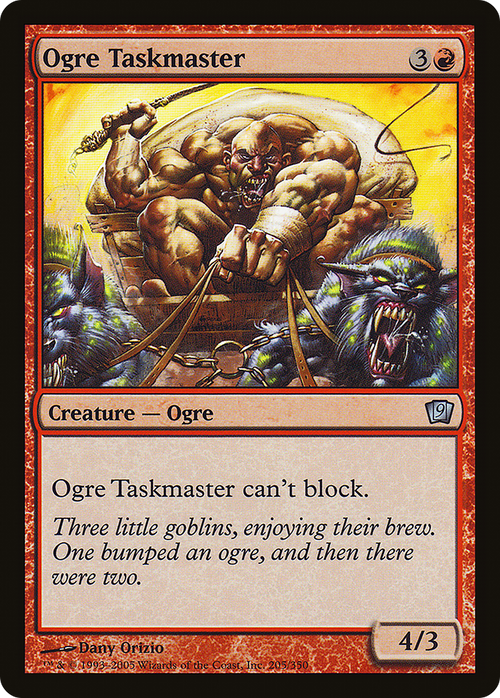 Ogre Taskmaster (9ED-205) - 9th Edition Foil