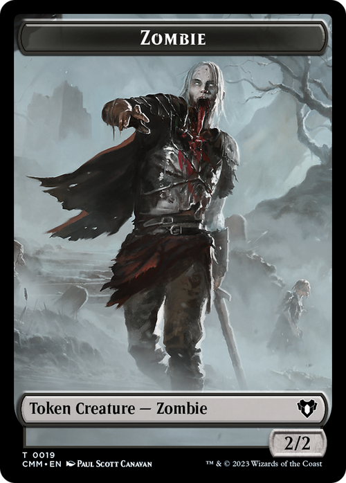 Zombie (TCMM-019) - Commander Masters Tokens Foil