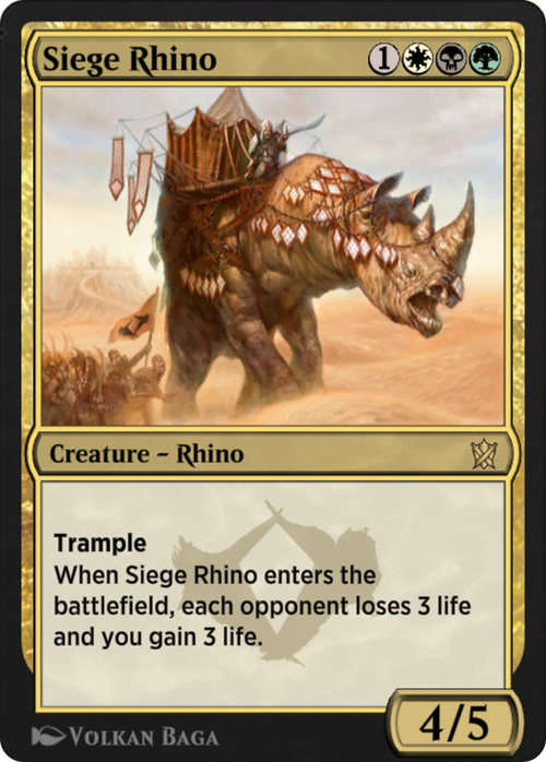 Siege Rhino (EA1-016) - Explorer Anthology 1