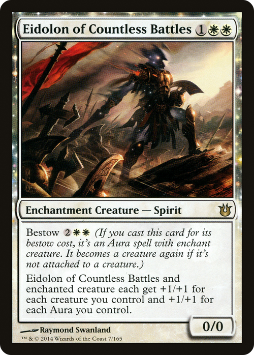 Eidolon of Countless Battles (BNG-007) - Born of the Gods: (enchantment)