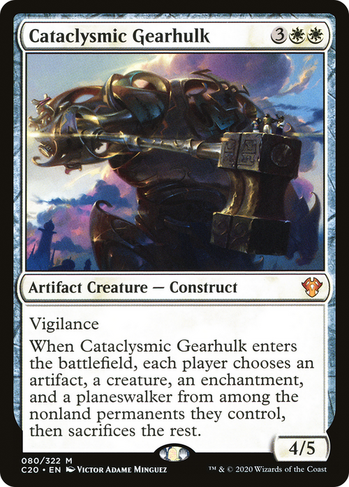 Cataclysmic Gearhulk (C20-080) - Commander 2020