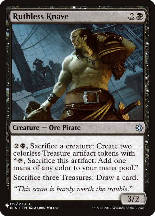 Ruthless Knave (LIST-XLN-119) - The List