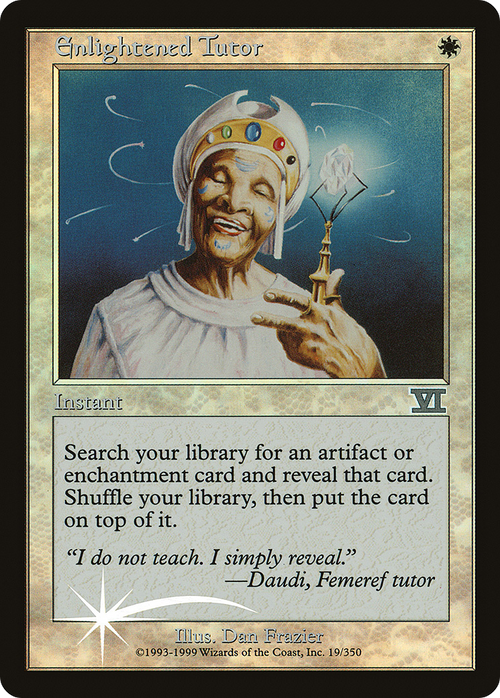 Enlightened Tutor (ARENA-019) - Arena League 2000 Foil
