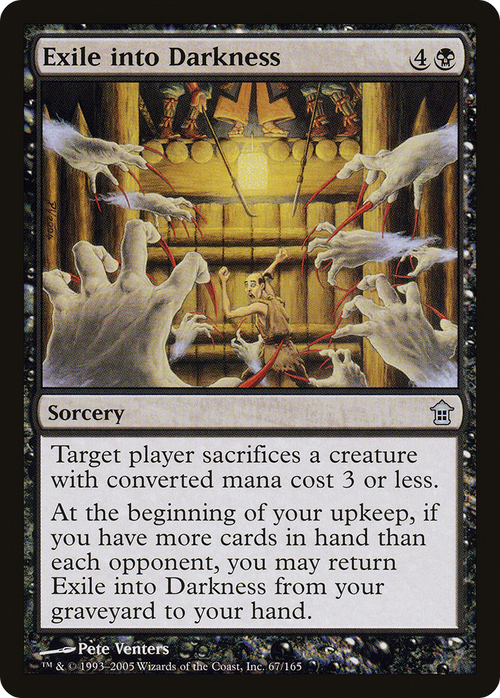 Exile into Darkness (SOK-067) - Saviors of Kamigawa Foil