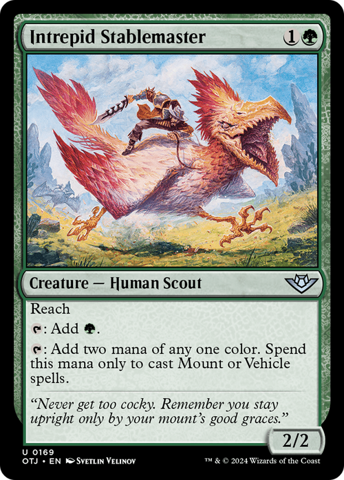 Intrepid Stablemaster (OTJ-169) - Outlaws of Thunder Junction Foil