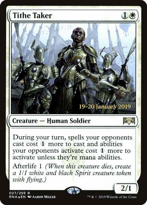 Tithe Taker (PRE-27S) - Ravnica Allegiance Promos Foil