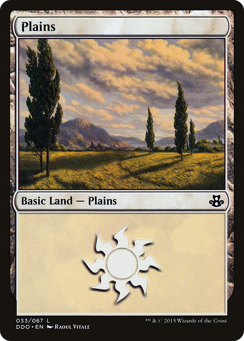 Plains (033) (DDO-033) - Duel Decks: Elspeth vs. Kiora