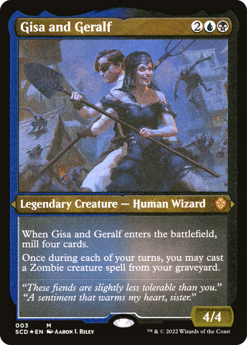 Gisa and Geralf (Foil Etched) (SCD-003) - Starter Commander Decks Foil