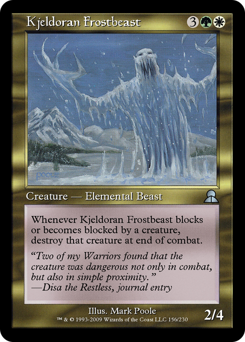 Kjeldoran Frostbeast (ME3-156) - Masters Edition III
