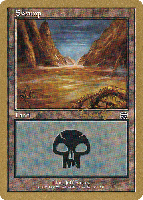 Swamp (339) - 2001 Tom van de Logt (MMQ) (WCD-) - World Championship Decks 2001