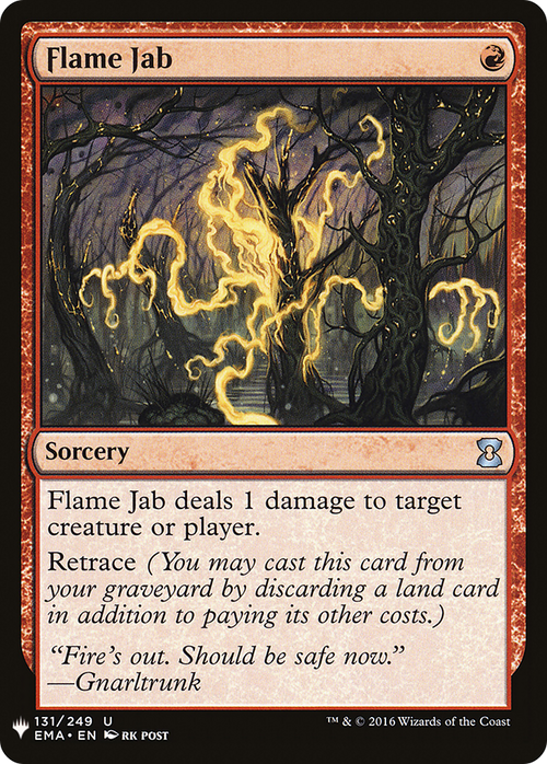 Flame Jab (LIST-EMA-131) - The List