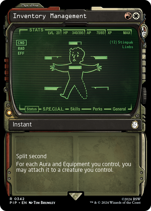 Inventory Management (Showcase) (PIP-342) - Fallout: (Showcase) Foil
