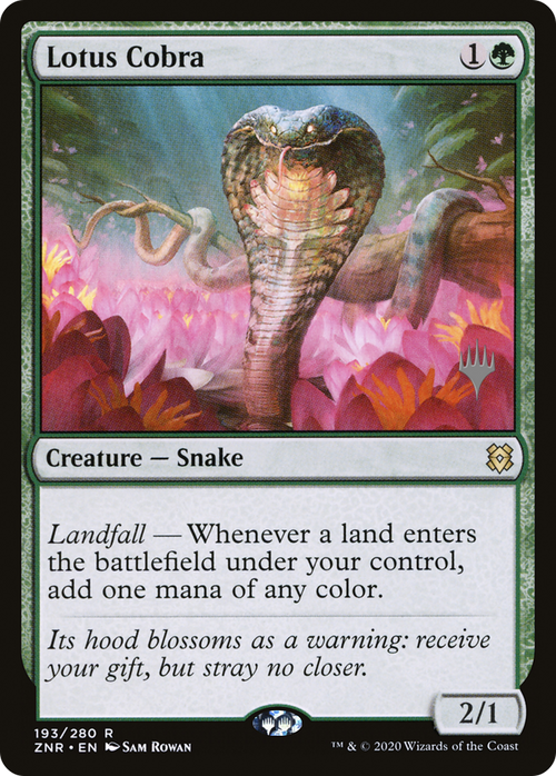 Lotus Cobra (PPZNR-193P) - Zendikar Rising Promos