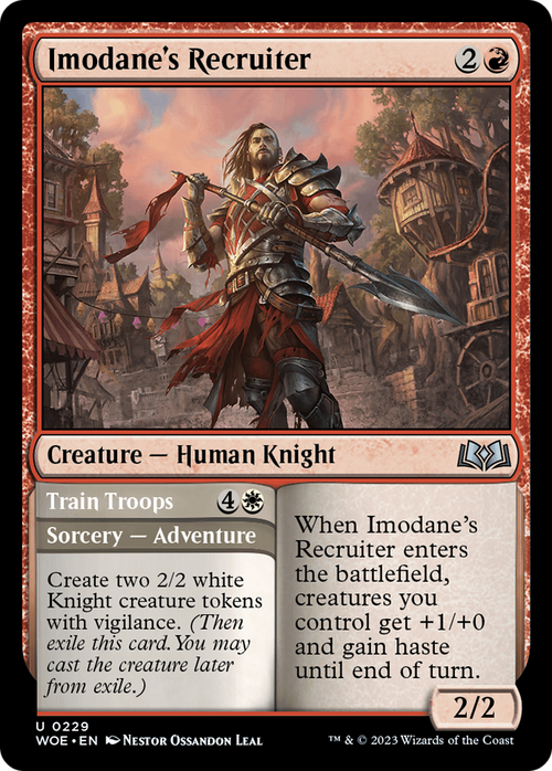 Imodane's Recruiter (WOE-229) - Wilds of Eldraine Foil