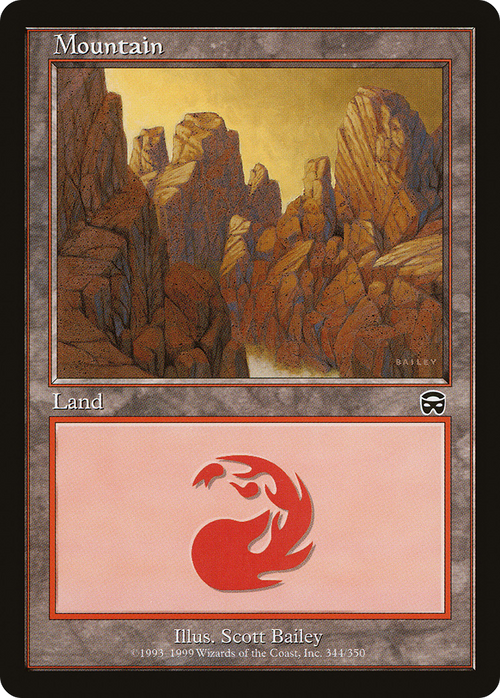 Mountain (344) (MMQ-344) - Mercadian Masques