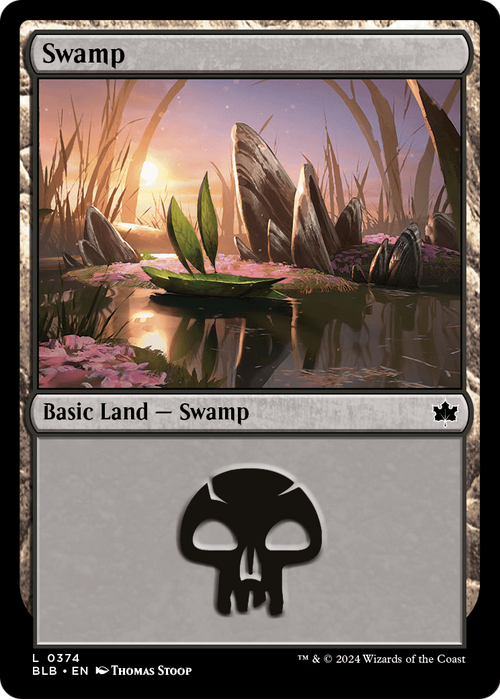 Swamp (0374) (BLB-374) - Bloomburrow Foil