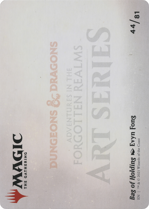 Bag of Holding // Bag of Holding (AAFR-044) - Adventures in the Forgotten Realms Art Series (Borderless) Foil