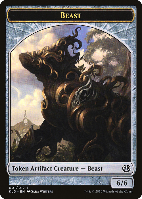 Beast Token (001) (KLD-001) - Kaladesh Tokens