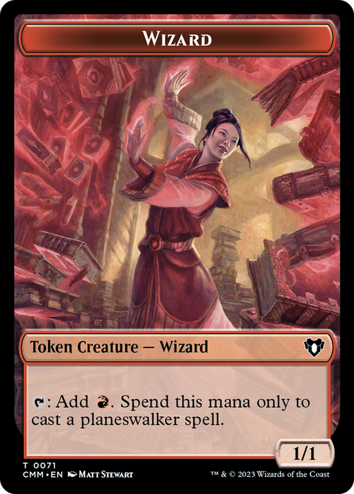 Wizard (TCMM-071) - Commander Masters Tokens Foil