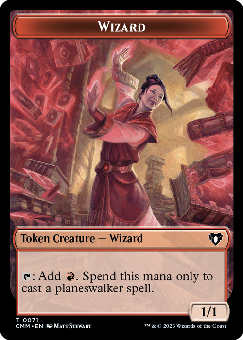 Wizard (TCMM-071) - Commander Masters Tokens