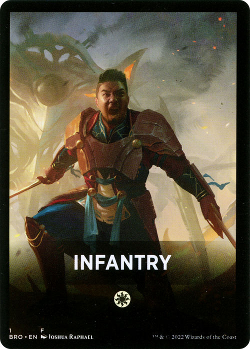 Infantry (FBRO-001) - The Brothers' War Jumpstart Front Cards Foil