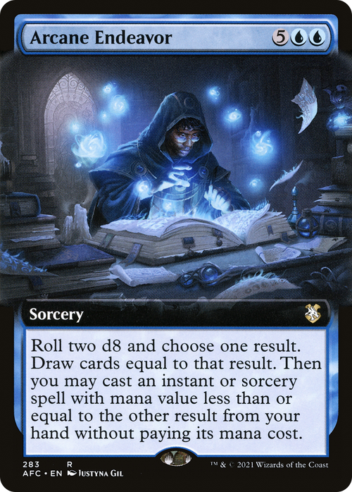 Arcane Endeavor (Extended Art) (AFC-283) - Forgotten Realms Commander: (Extended Art)