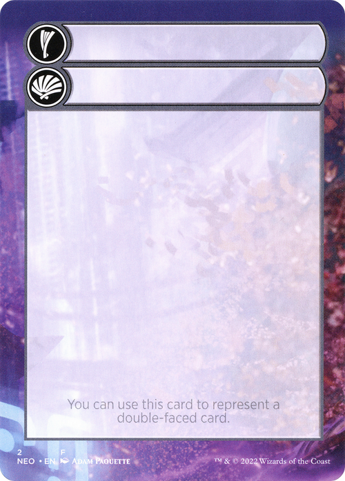 Double-Faced Substitute Card (SNEO-002) - Kamigawa: Neon Dynasty Substitute Cards (Borderless)