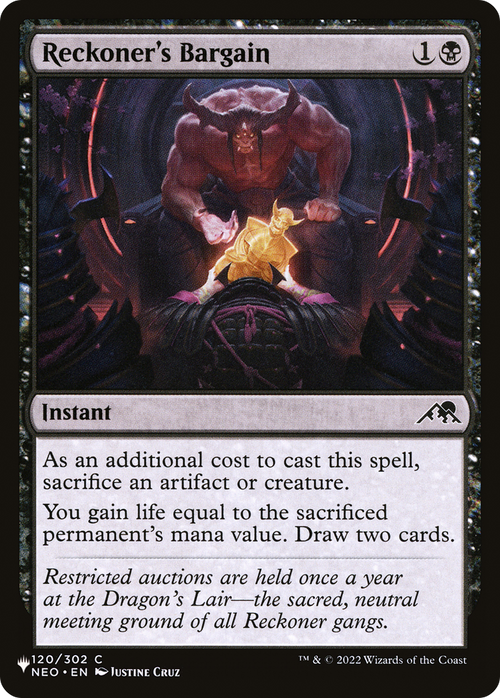 Reckoner's Bargain (LIST-NEO-120) - The List