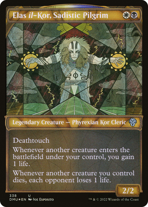 Elas il-Kor, Sadistic Pilgrim (Textured Foil) (DMU-338) - Dominaria United: (Showcase) Foil