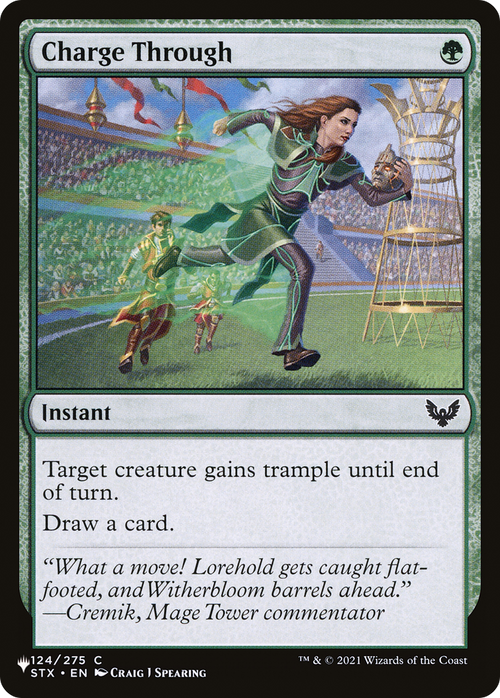 Charge Through (LIST-STX-124) - The List