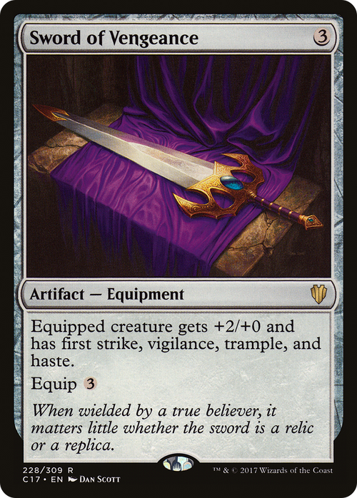 Sword of Vengeance (C17-228) - Commander 2017