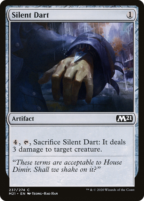 Silent Dart (M21-237) - Core Set 2021 Foil