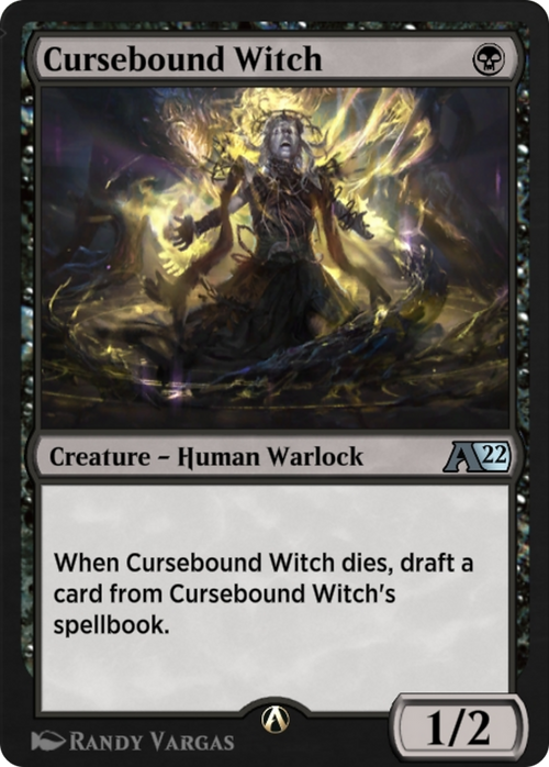 Cursebound Witch (Y22-024) - Alchemy: Innistrad