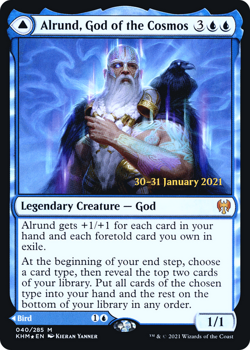 Alrund, God of the Cosmos (PRE-40S) - Kaldheim Promos Foil