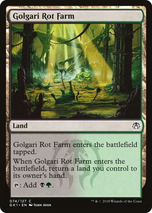 Golgari Rot Farm (GR1-074) - GRN Guild Kit