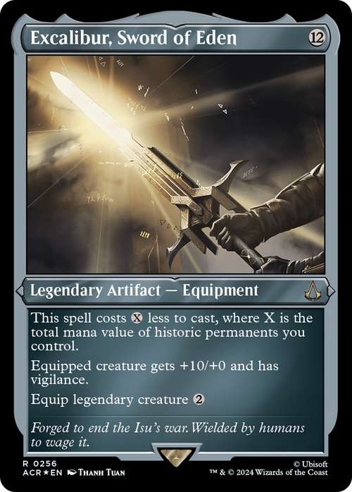 Excalibur, Sword of Eden (Foil Etched) (ACR-256) - Assassin's Creed Foil