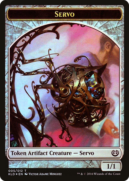 Thopter // Servo Double-sided Token (LEP-005) - League Tokens 2016 Foil