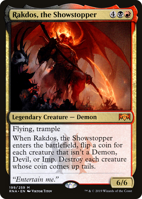 Rakdos, the Showstopper (RNA-199) - Ravnica Allegiance