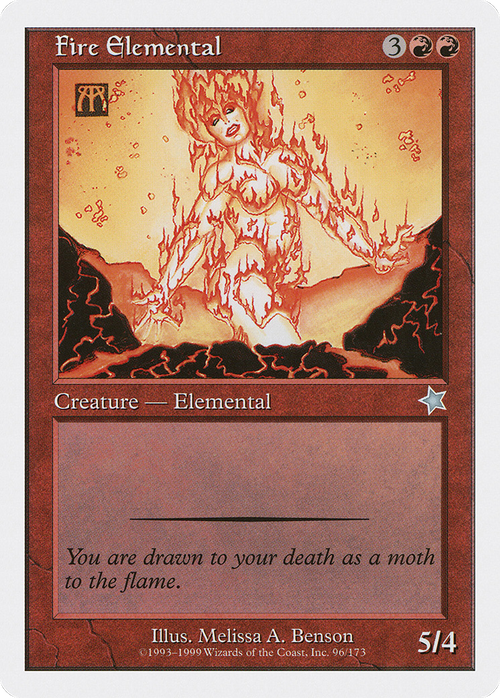 Fire Elemental (S99-096) - Starter 1999